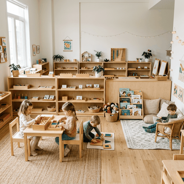 KIDazzle classroom with early learning centers